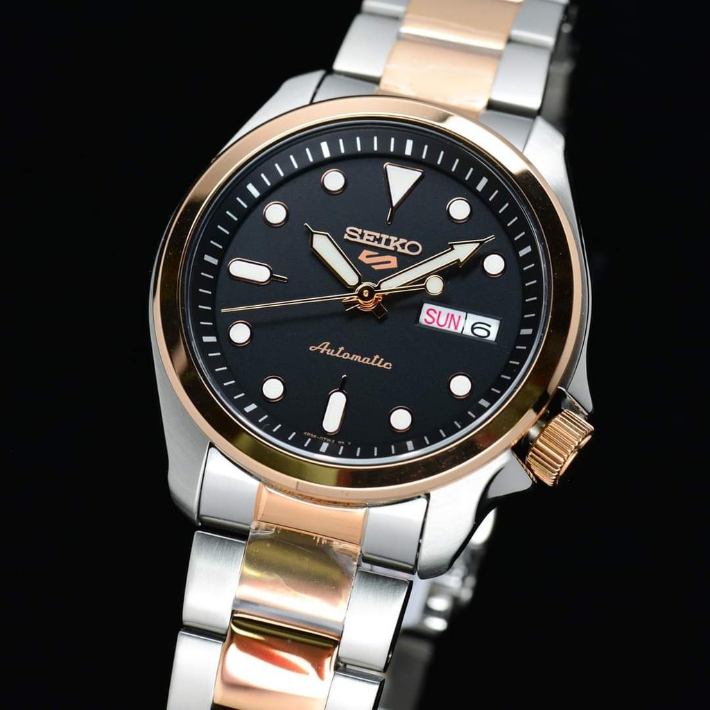 Đồng hồ nam Seiko Automatic SRPE58K1 Phiên bản đờ mi rose gold