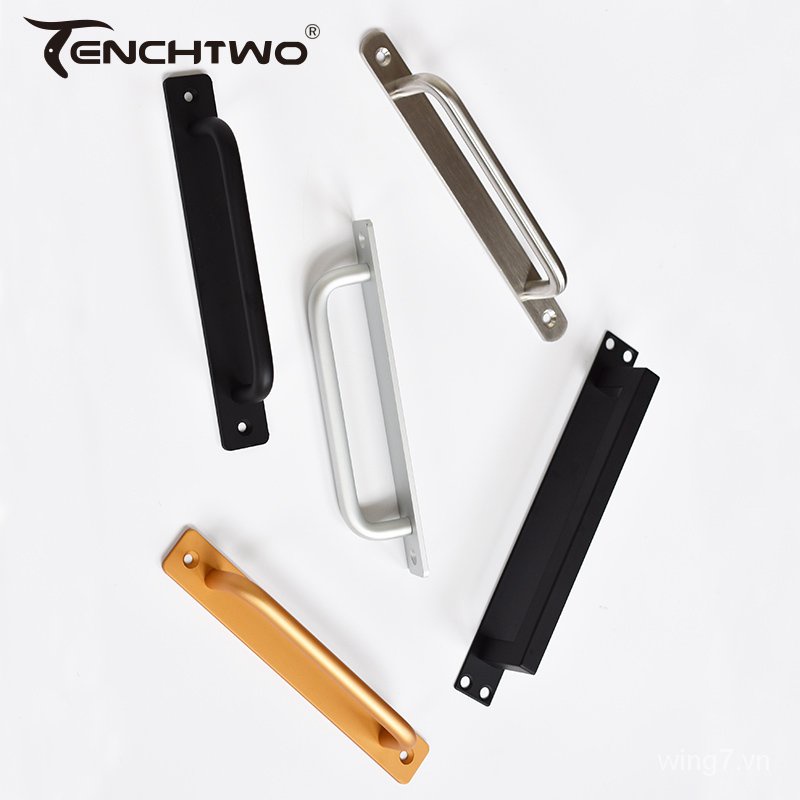 Tay Nắm Cửa Tủ Gỗ Màu Đen Phong Cách Vintage