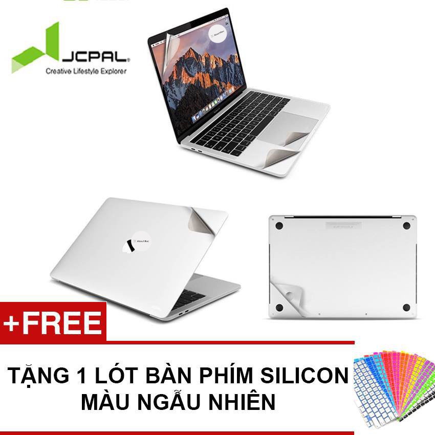 Bộ Dán Macbook chính hãng JCPAL 5 In 1 Silver -