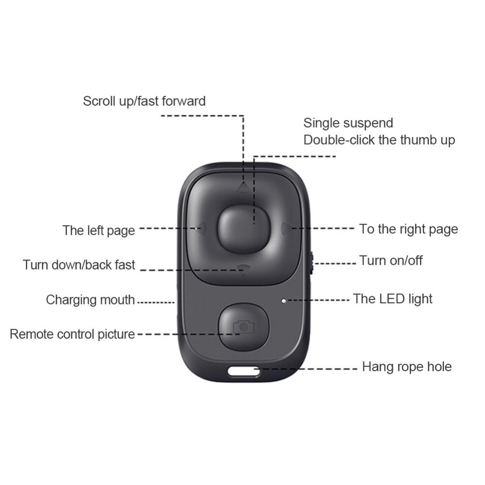 Bộ Điều Khiển Màn Trập Chụp Ảnh Từ Xa DIGIFOUNDER Mini Không Dây Bluetooth C5U7 Cho Điện Thoại