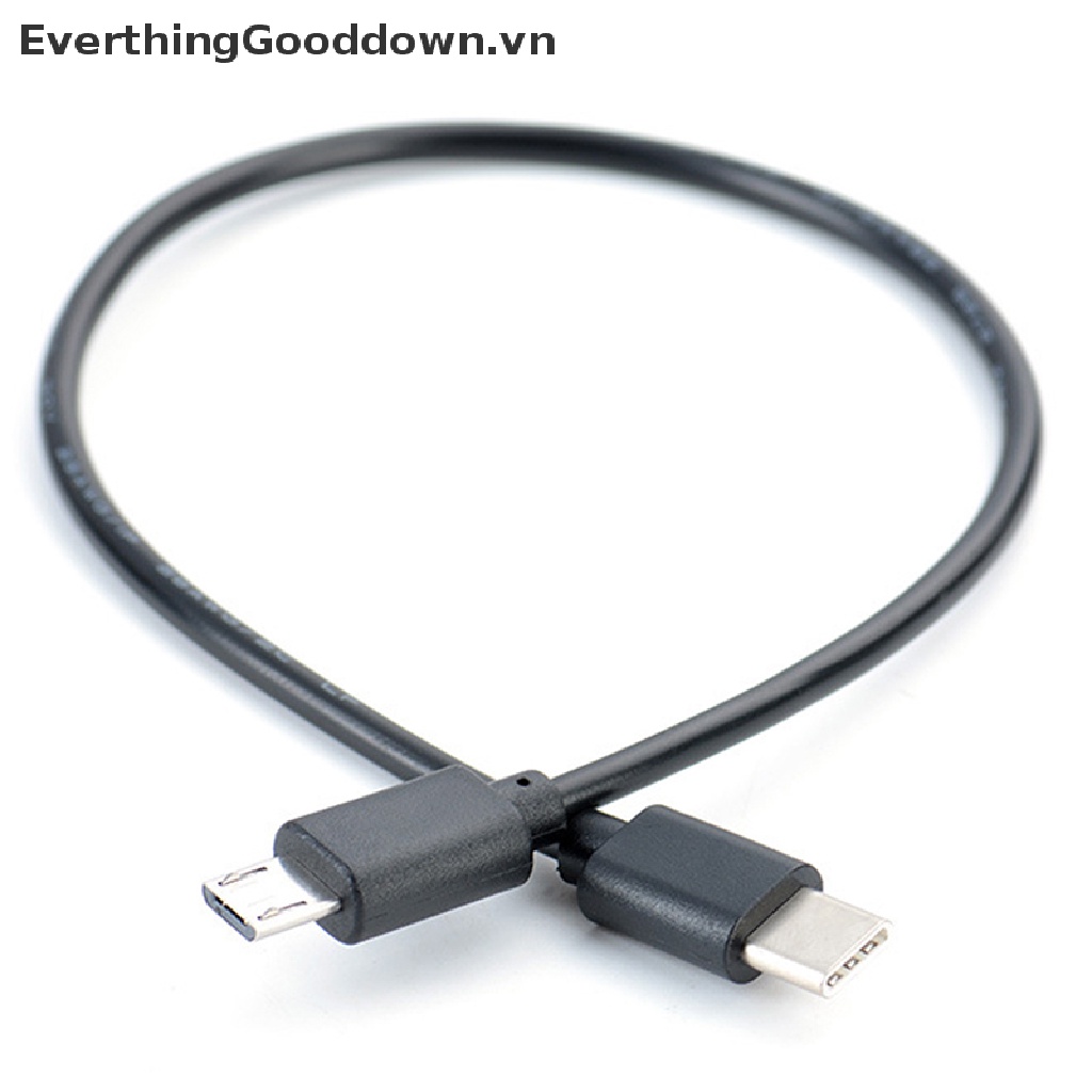Dây Cáp OTG Chuyển Đổi Cổng Type C Đực Sang Micro USB Cái