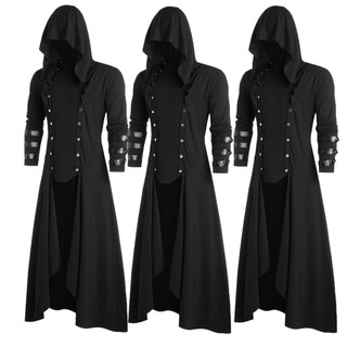 Áo khoác da phong cách Gothic cho nam