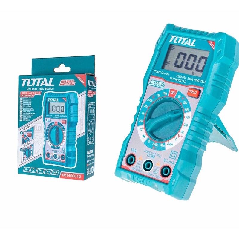ĐỒ NGHỀ TOTAL Đồng hồ đo điện vạn năng TMT460012
