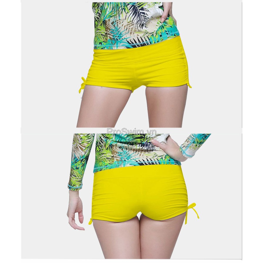 Quần Bơi Nữ Đùi Sbart 8014 Vàng | BigBuy360 - bigbuy360.vn