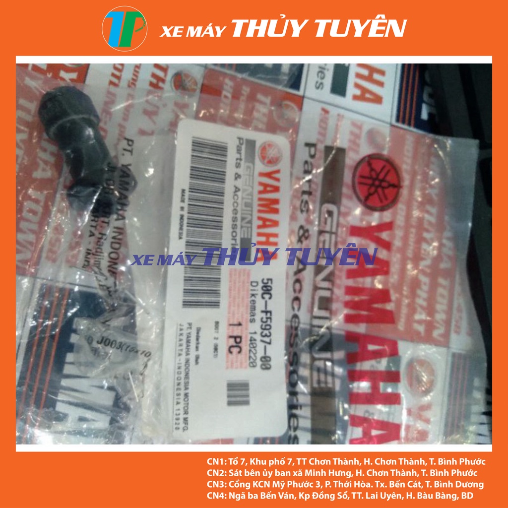 Cao su che bụi heo dầu sau Exciter chính hãng Yamaha