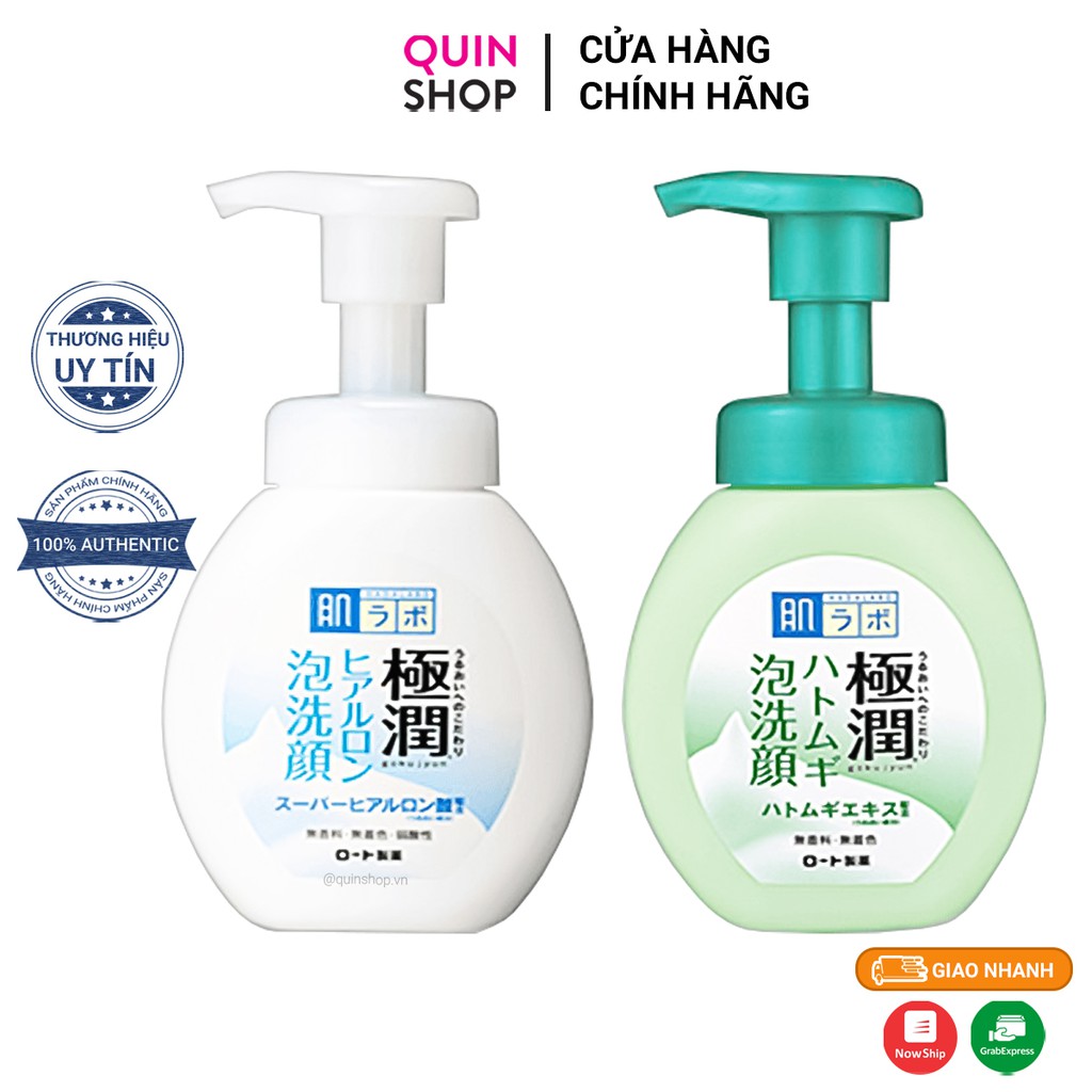 Sữa Rửa Mặt Tạo Bọt Hada Labo Gokujyun Hyaluronic Acid Bubble Face Wash