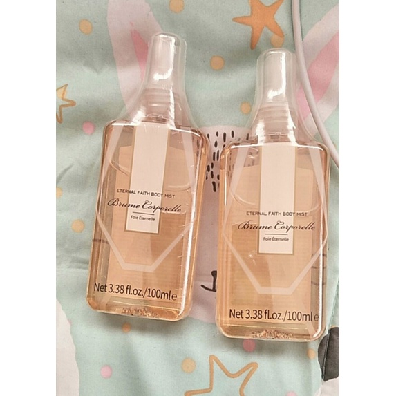 MINISO Eternal Faith Body Mist Japan:Nước hoa xịt thơm toàn thân,lọ 100ml