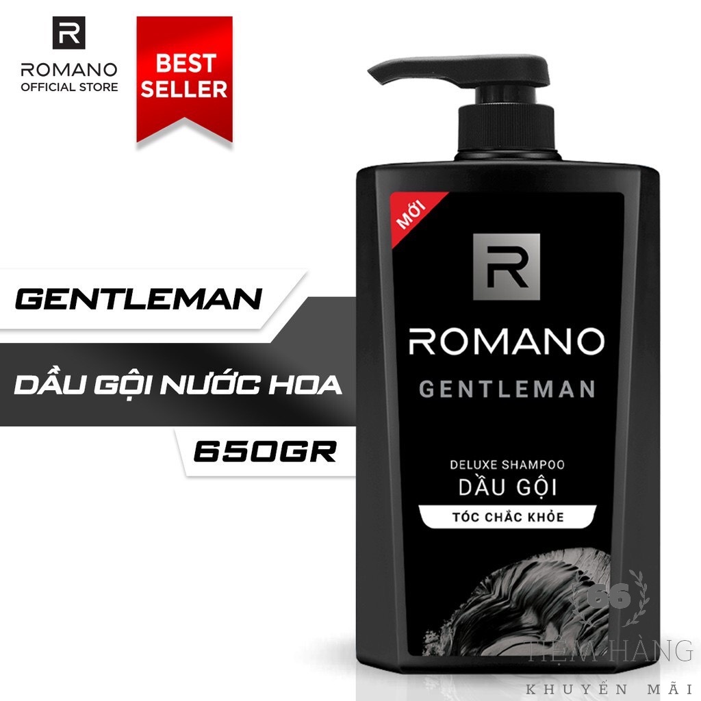 Dầu gội Romano Gentleman 650g.