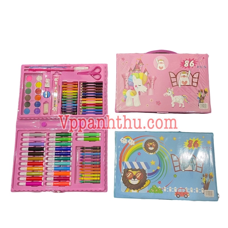 BỘ MÀU VẼ 86 MÓN