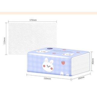 Giấy ăn cao cấp The rabbits (thùng 40 bịch)