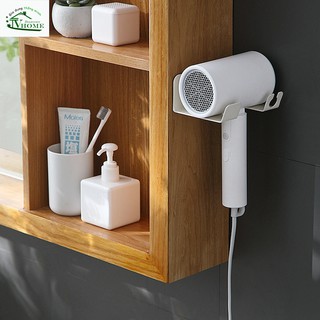 Giá treo máy sấy tóc gắn tường gọn gàng không bị rối dây điện