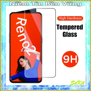 Kính cường lực trong suốt 2.5d, điện thoại oppo reno , reno 2, reno 2f , reno 3, reno 3pro, reno 4- tặng giấy la