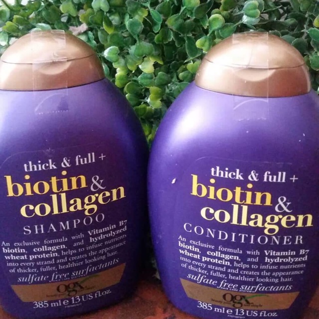 Hàng xách tay Úc. Yên tâm về chất lượng các chị em nhé! 😀 cặp Dầu gội Biotin& Collagen OGX