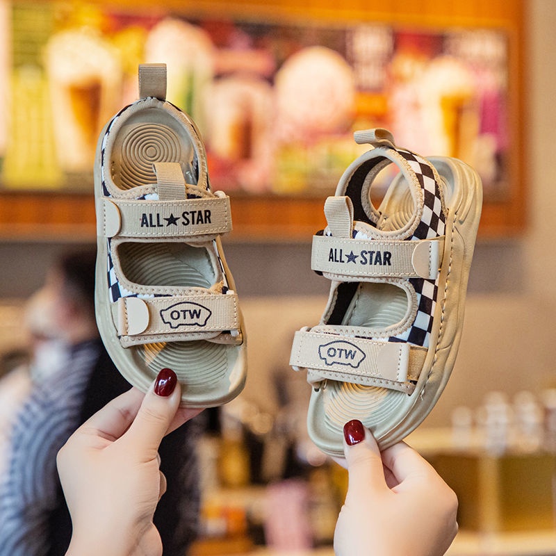 Sandal Thiết Kế Mới Năng Động Thời Trang Dành Cho Bé Trai Từ 6-12 Tuổi