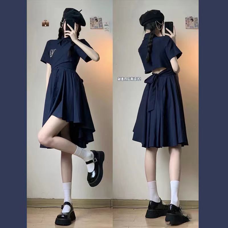 Đầm Thun polo Phong Cách Pháp Thời Trang Mùa Hè Mới