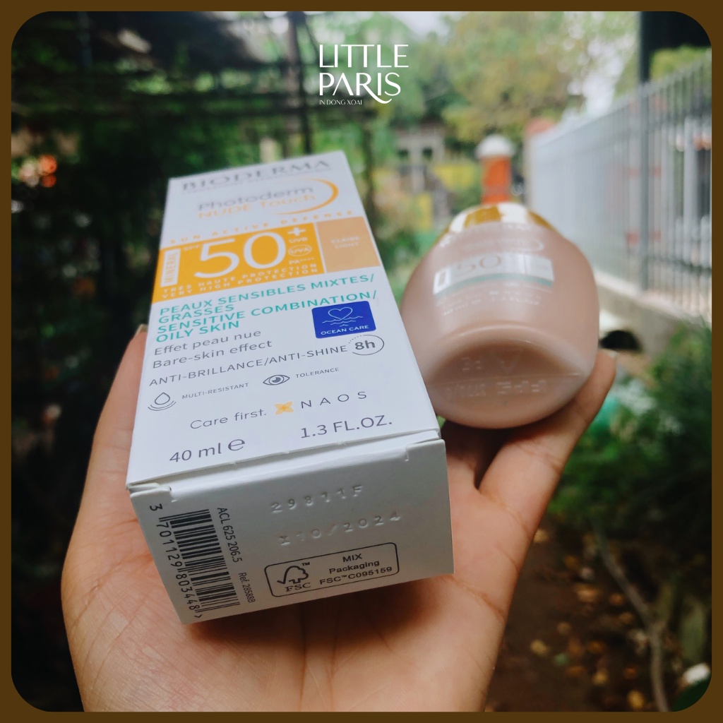 Kem Chống Nắng Bio NUDE Touch MINERAL SPF50+ Claire - Bản Có Màu
