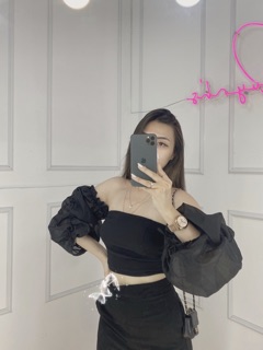 ÁO CROPTOP RỚT VAI