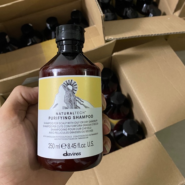 Dầu gội cho da đầu bị gàu Davines Purifying Shampoo 250ml