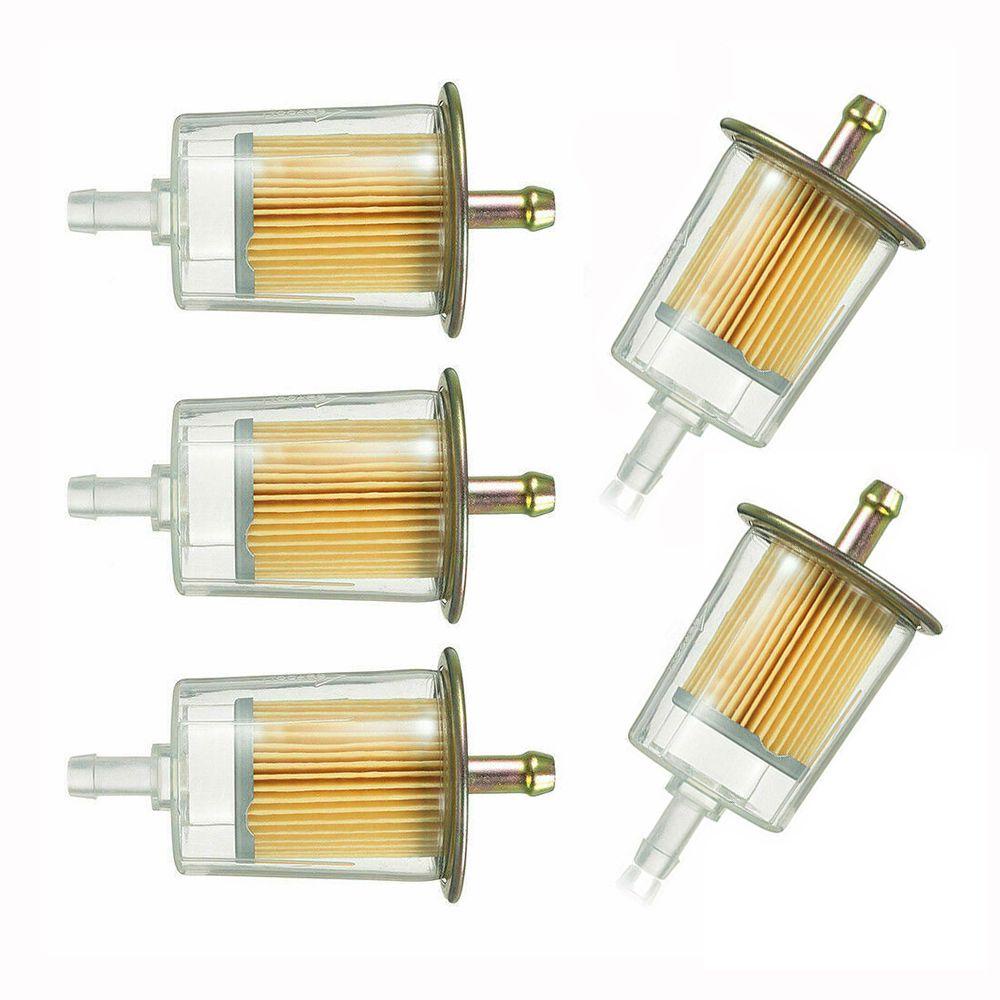 Set 5 Bộ Lọc Nhiên Liệu Cỡ Lớn 3 / 8 "9 mm Chuyên Dụng Cho Xe Mô Tô ATV
