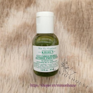 Nước hoa hồng Kiehl’s Cucumber Herbal Alcohol-Free 40ml