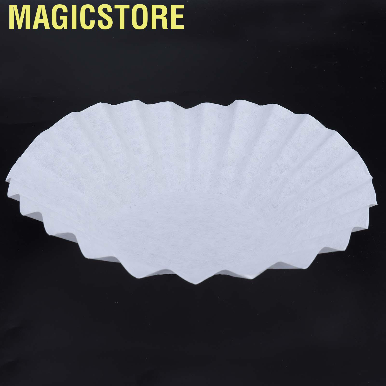 Magicstore Reusable Coffee Filter Basket Cup with 100Pcs Paper Machine Strainer Mesh