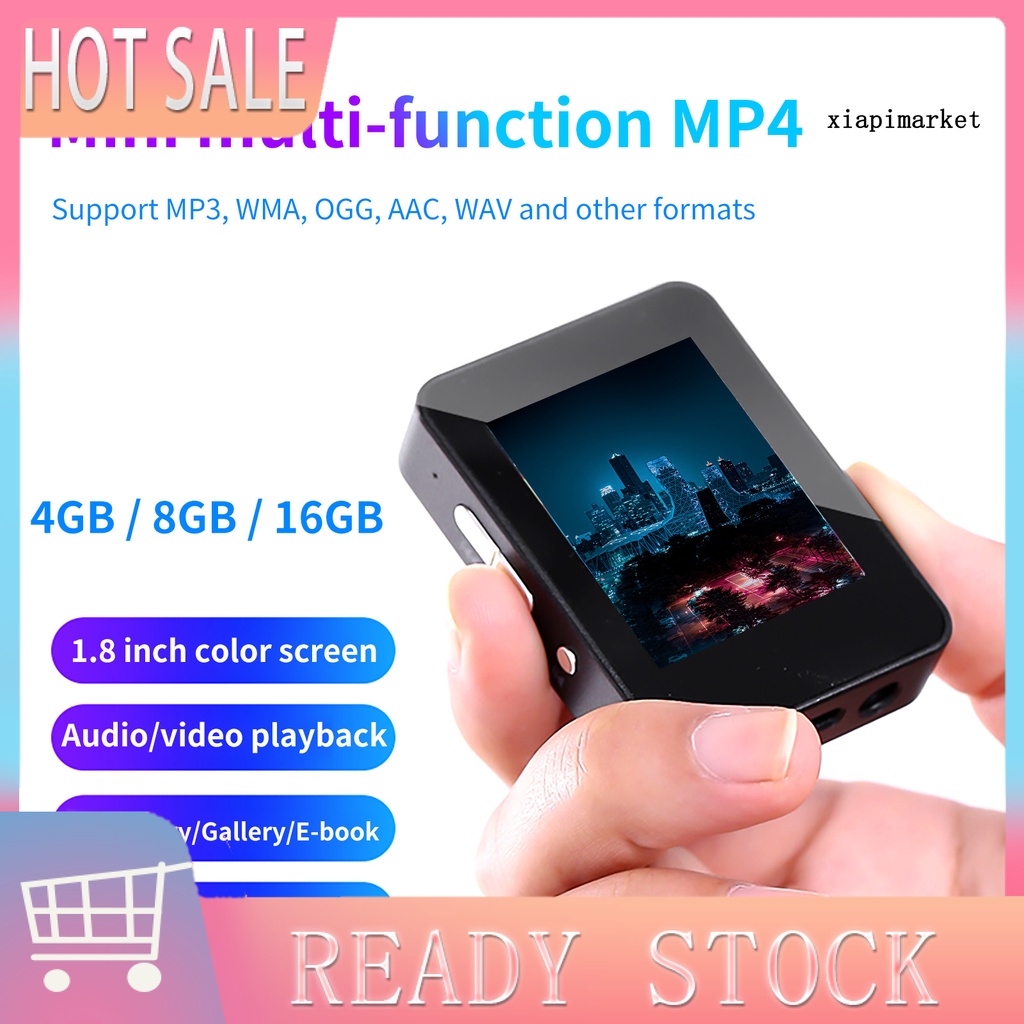 Máy Nghe Nhạc MP3 T7 Mini Kiểu Dáng Thể Thao Đa Năng Tiện Dụng