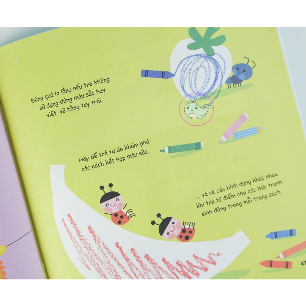Sách - bé tập tô màu - nhận biết thế giới xung quanh / bộ 2 cuốn