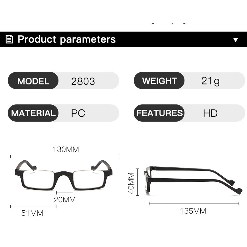 Mắt kính đọc sách thời trang cho người cao tuổi