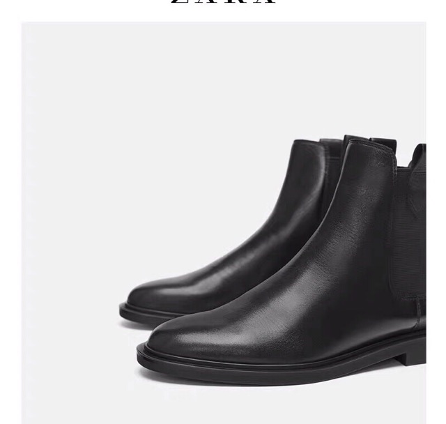 Ankle boot pha thun ZaRa brand . Dư xịn - ảnh thật