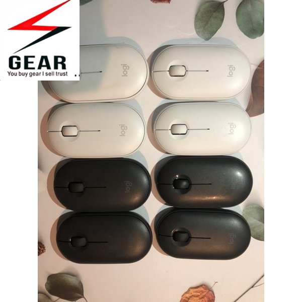 Chuột không dây Logitech Pebble M350 chính hãng - Kết nối Bluetooth hoặc đầu thu 2.4 GHz - Đã Sử Dụng