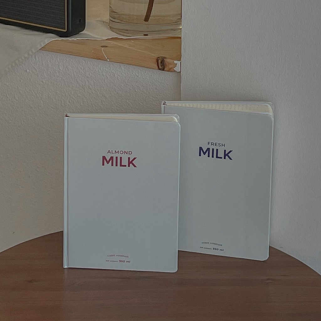 Sổ Tay Dotgrid Ruột Chấm Ghi Chép Làm Bullet Journal Crabit - Milky Collection
