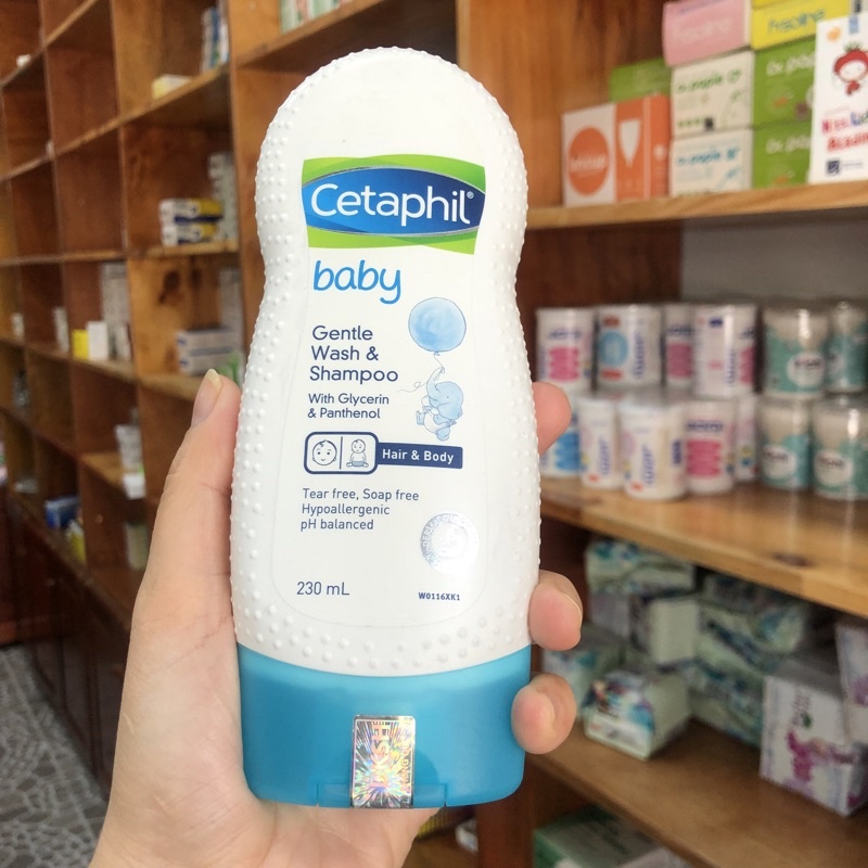 Sữa tắm gội toàn thân cho bé Cetaphil baby Úc 230ml