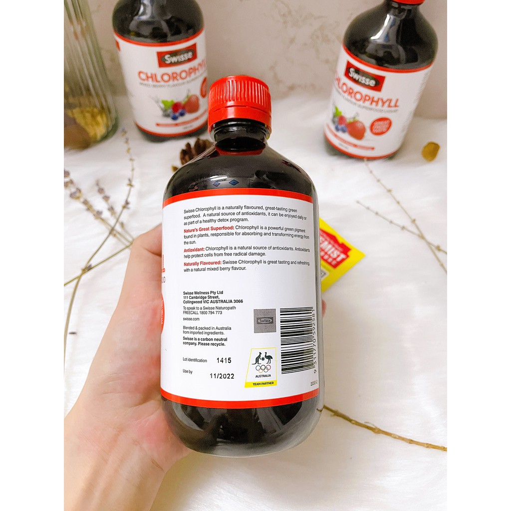 Nước diệp lục Swisse Chlorophyll 500ml