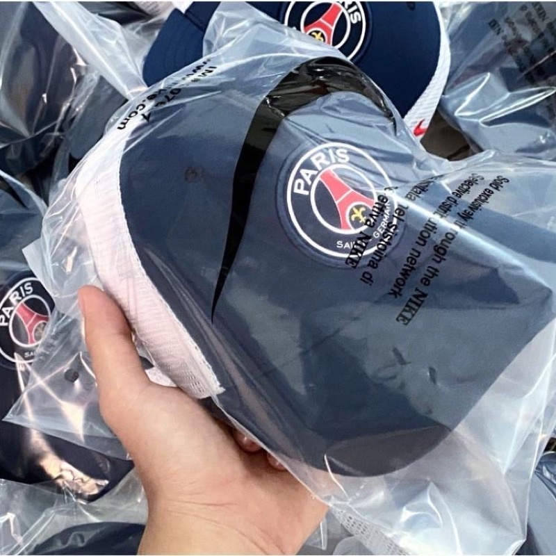 Mũ nón lưỡi trai thời trang Paris PSG pha lưới màu xanh trắng,thiết kế châu âu trẻ trung,cá tính dành cho cả nam và nữ