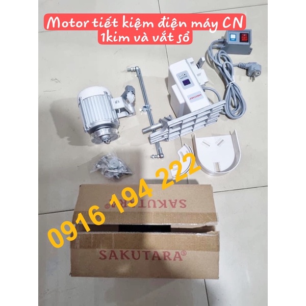 Bộ motor tiết kiệm điện máy công nghiệp 1 kim và vắt sổ