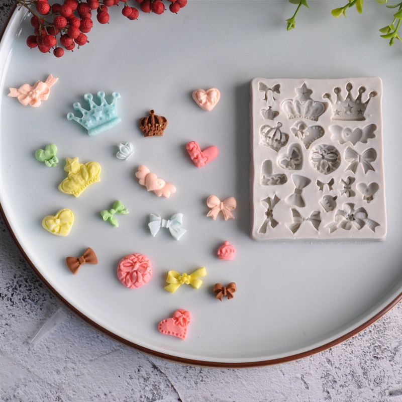 Khuôn Silicone Làm Bánh Hình Nơ Xinh Xắn