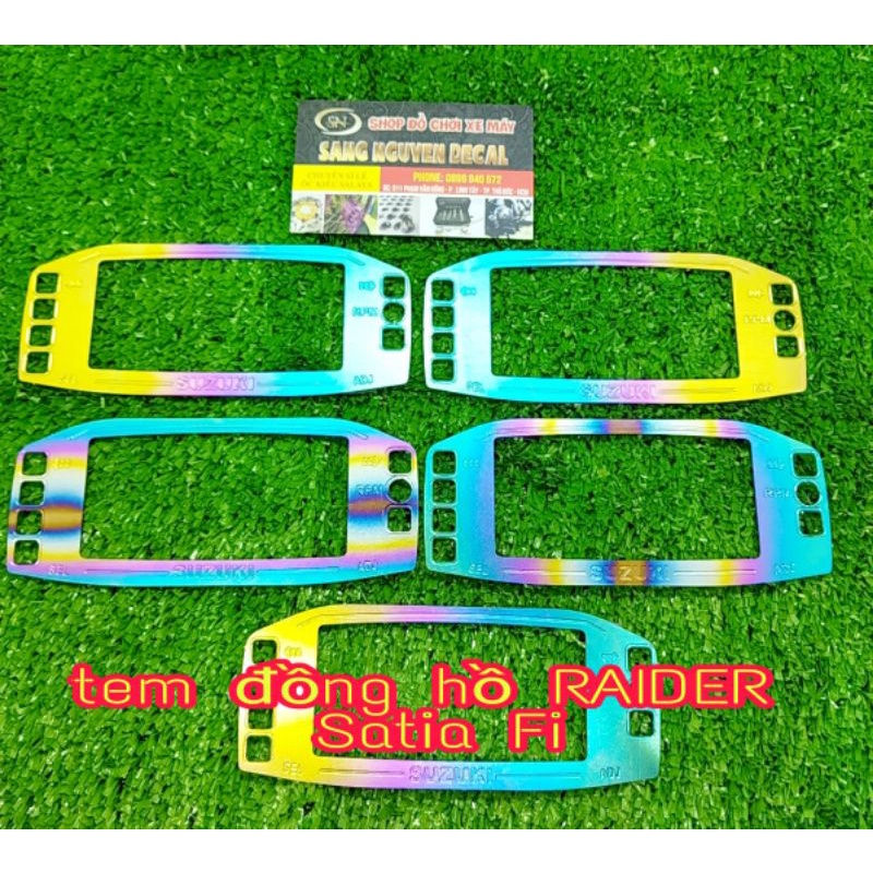 Tem titan Viềng đồng hồ Raider Satria Fi