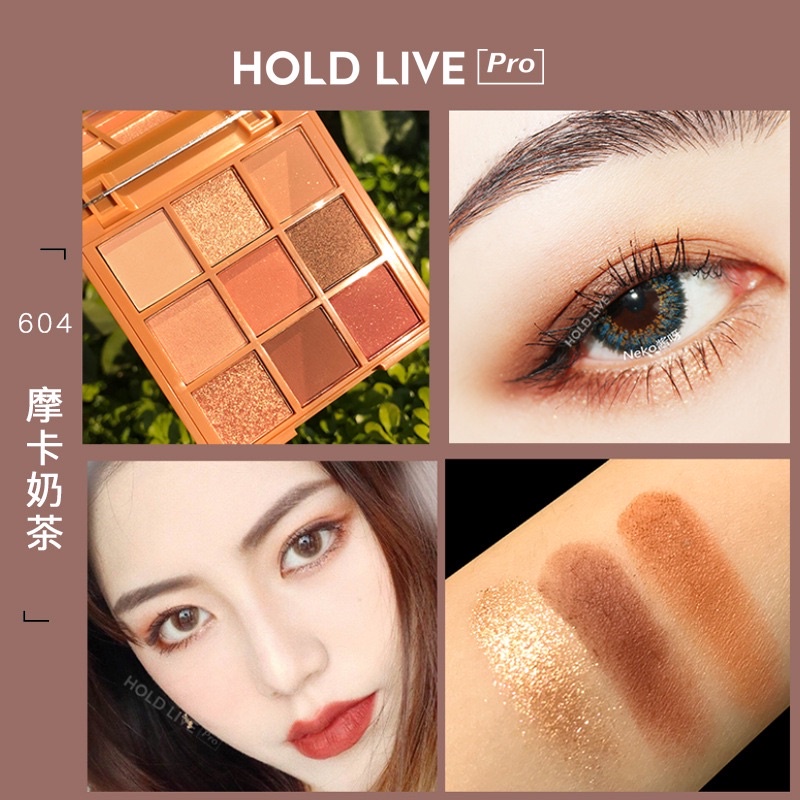Bảng Phấn Mắt 9 ô Siêu Đẹp Hold live Pro