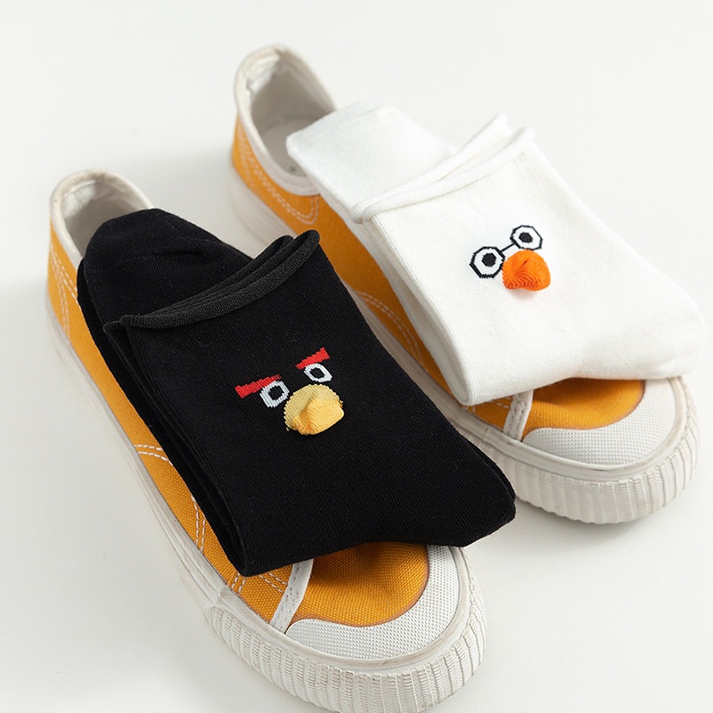 T02 Tất Cao Cổ Vịt Angry Bird 3D Tất Nam nữ - socksick.meme