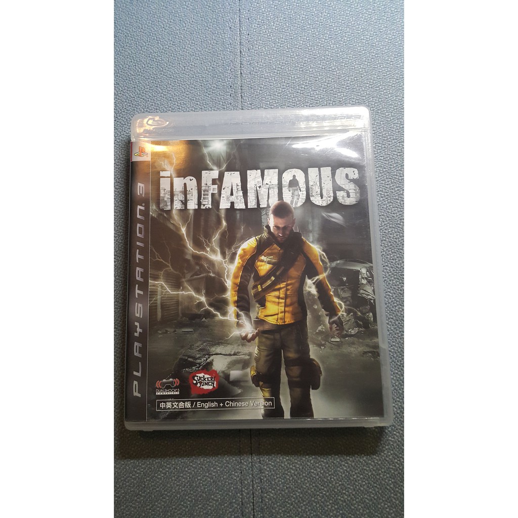 Đĩa game PS3 Infamous hộp đầy đủ