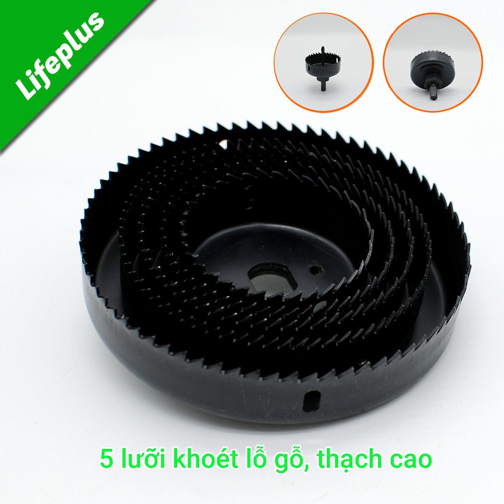 Bộ khoét lỗ gỗ - trần thạch cao 8pcs