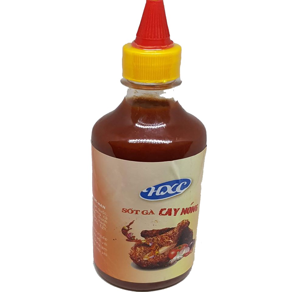 Sốt gà cay nóng chai 500gr (thích hơp chấm phết các loại thực phẩm)