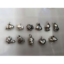 combo 10 con giáp bạc 925