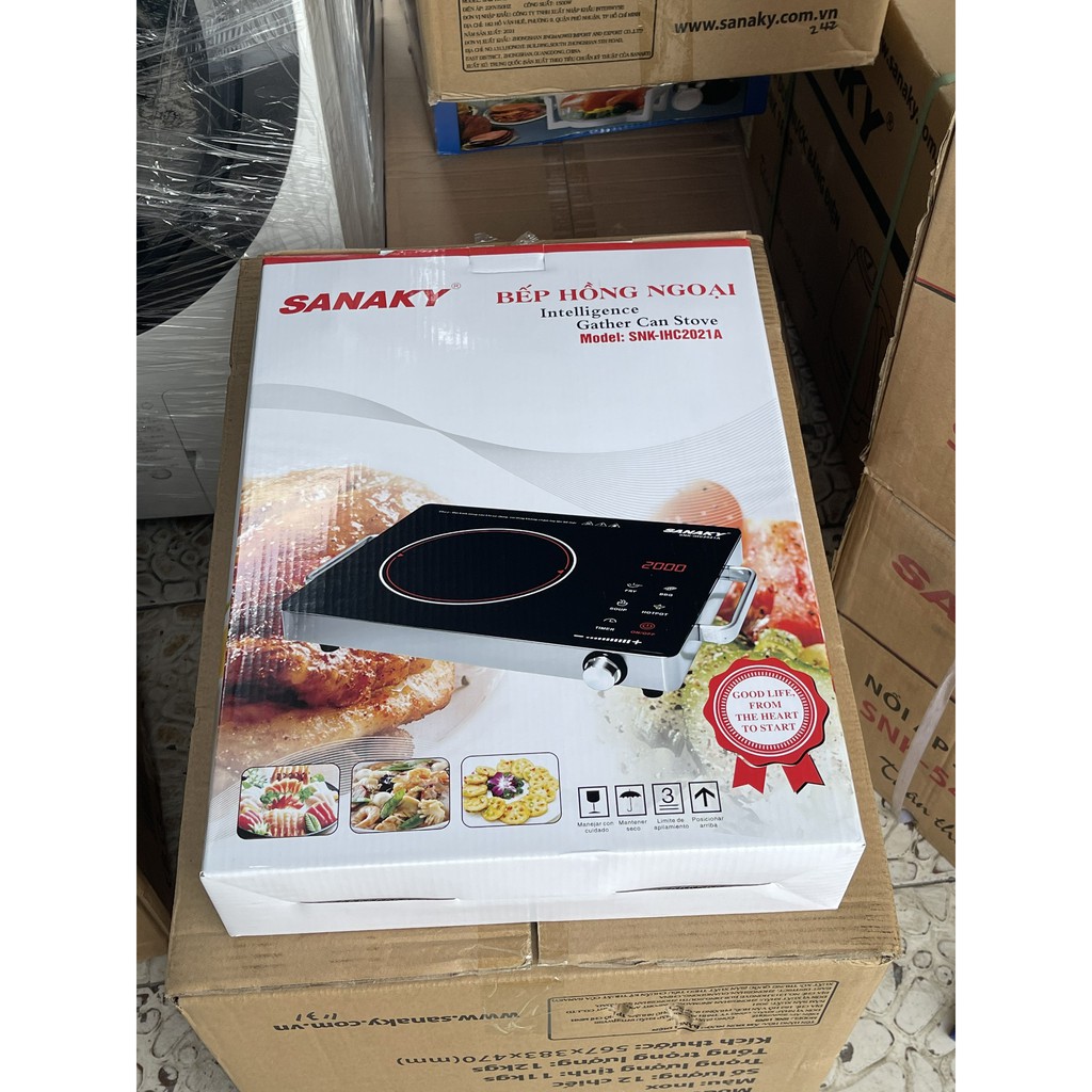 Bếp hồng ngoại SANAKY 2021A chính hãng phím cảm ứng hàng SALE