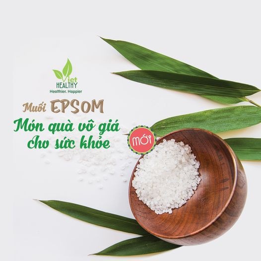 Muối epsom nguyên chất 200g Viet Healthy tẩy sỏi gan mật, thải độc gan, nhuận tràng