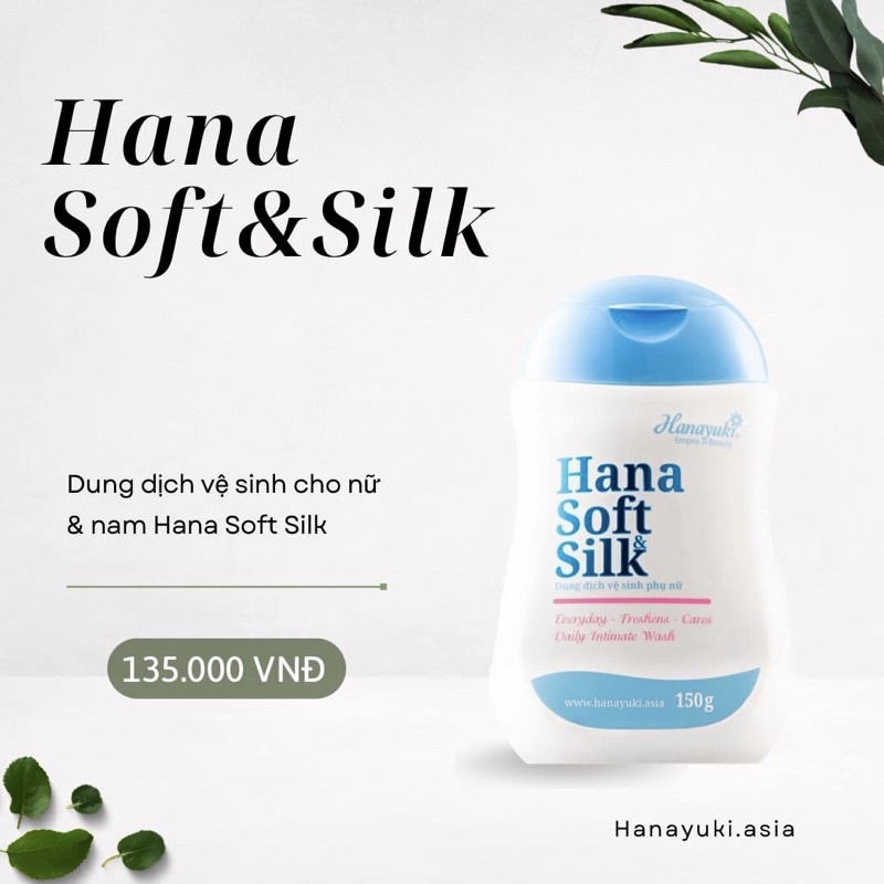 DUNG DỊCH VỆ SINH HANA SOFT SILK CHÍNH HÃNG