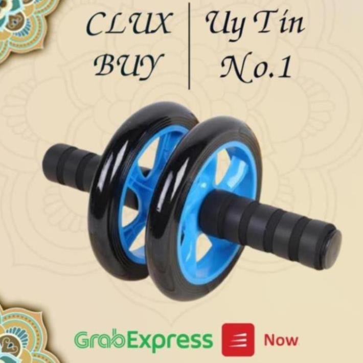 [CON LĂN TẬP BỤNG]  Bánh xe tập cơ bụng tại nhà tiện lợi cho cả Nam và Nữ [ 2 bánh - màu Xanh Dương ]