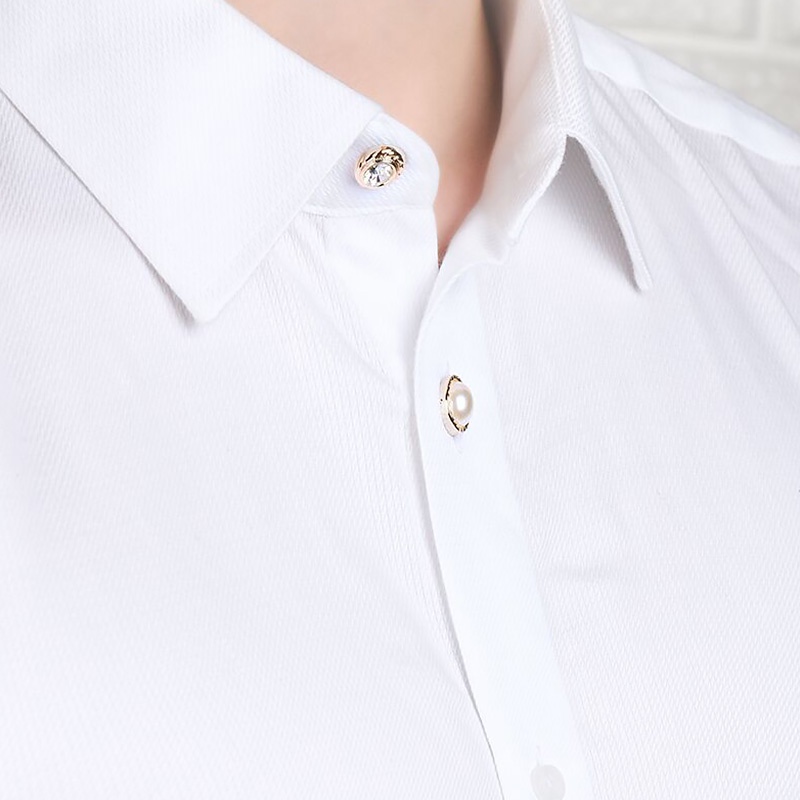 Set 10 Ghim Cài Áo Hình Hoa Đính Ngọc Trai Nhân Tạo Thời Trang