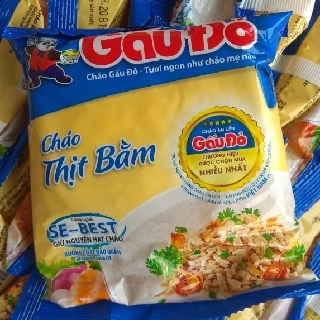 Cháo thịt bằm Gấu Đỏ gói 50g