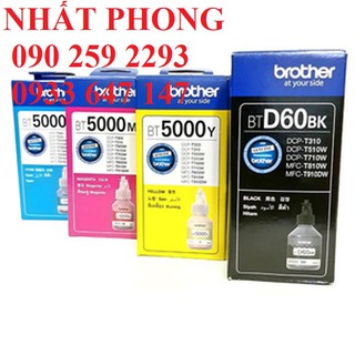 Bộ 4 chai mực màu Brother BTD60BK - BT5000